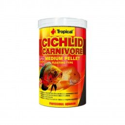ALIMENTO P/ CICLIDEOS CARNIVOROS MEDIUM PELLET - 180GR