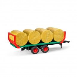 BRUDER TRANSPORTADOR DE ROLOS C/ 8 FARDOS