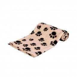 MANTA P/ SOFA "BEANY" (BEJE C/PATINHAS) - 100X70CM