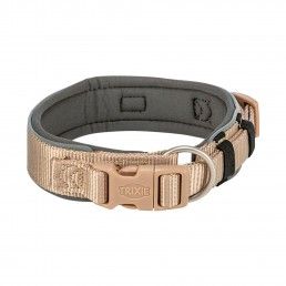 COLEIRA "PREMIUM" EXTRA LARGA S-M 35MM BEJE 33-42CM