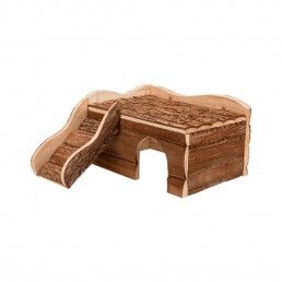 CASA "INEKE" MADEIRA NATURAL - 30X16X32CM