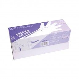 LUVAS DE PARTO POLIETILENO - 100UN